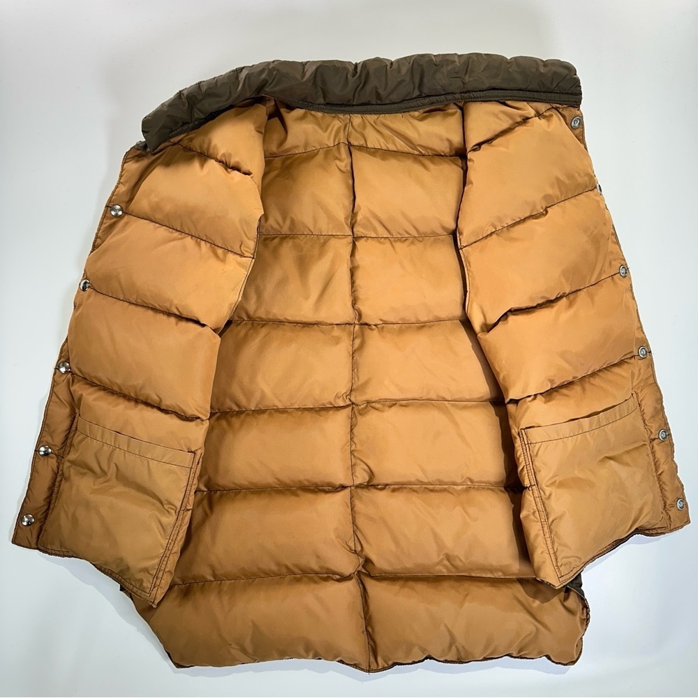 Comfy Vintage Reversible Down Vest Goose Insulated Heritage Mens XL - Picture 4 of 14